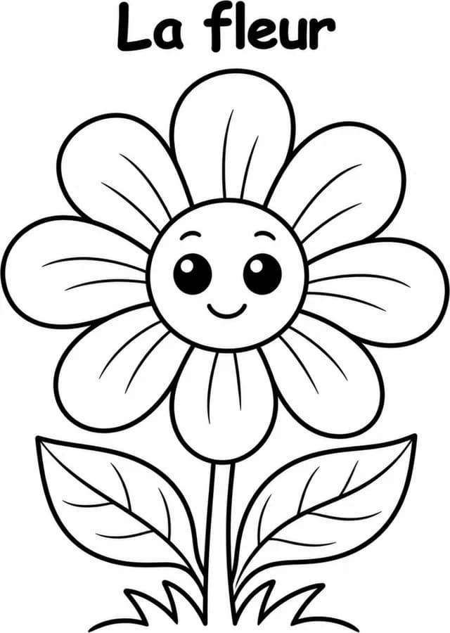 Aperçu du coloriage Fleur