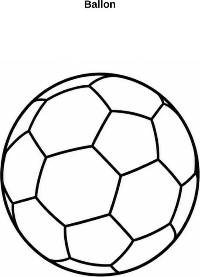 Aperçu du coloriage Ballon