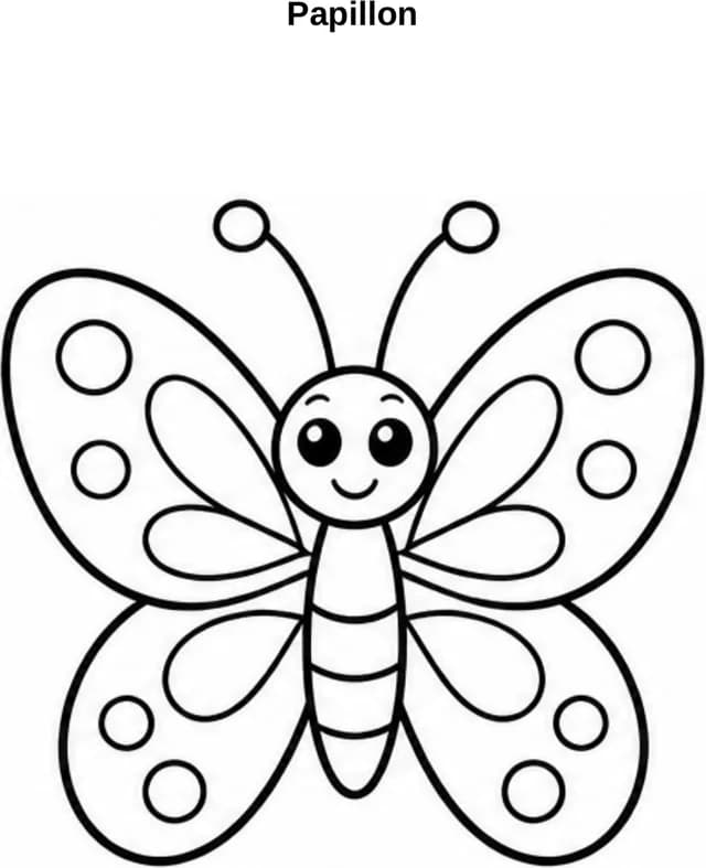 Aperçu du coloriage Papillon
